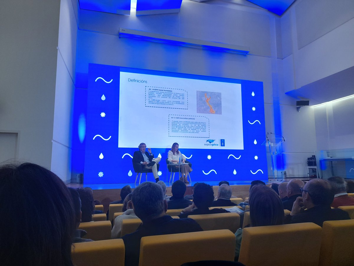 TeresaStgo's tweet image. Hoxe xornada de presentación da Escolá Galega da Auga.