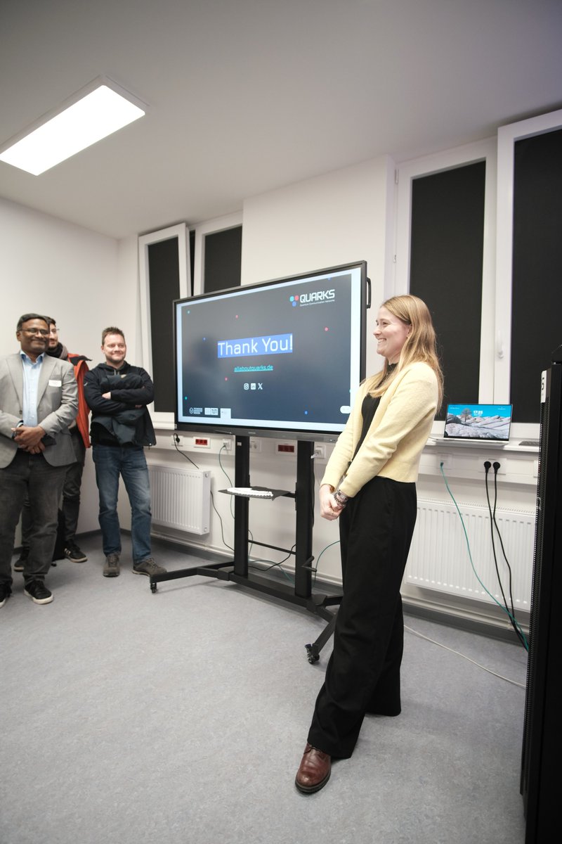 all about QUARKS (@allaboutquarks) on Twitter photo Yesterday, we inaugurated the first #Quantum Edge Computing Lab at <a href="/tudresden_de/">TU Dresden</a> and presented the vision of the QUARKS project. A heartfelt thank you to the @BMBF_Bund for funding and supporting this initiative.
<a href="/TU_Muenchen/">TU München</a> <a href="/XeedQ_GmbH/">XeedQ</a> Yesterday, we inaugurated the first #Quantum Edge Computing Lab at <a href="/tudresden_de/">TU Dresden</a> and presented the vision of the QUARKS project. A heartfelt thank you to the @BMBF_Bund for funding and supporting this initiative.
<a href="/TU_Muenchen/">TU München</a> <a href="/XeedQ_GmbH/">XeedQ</a>