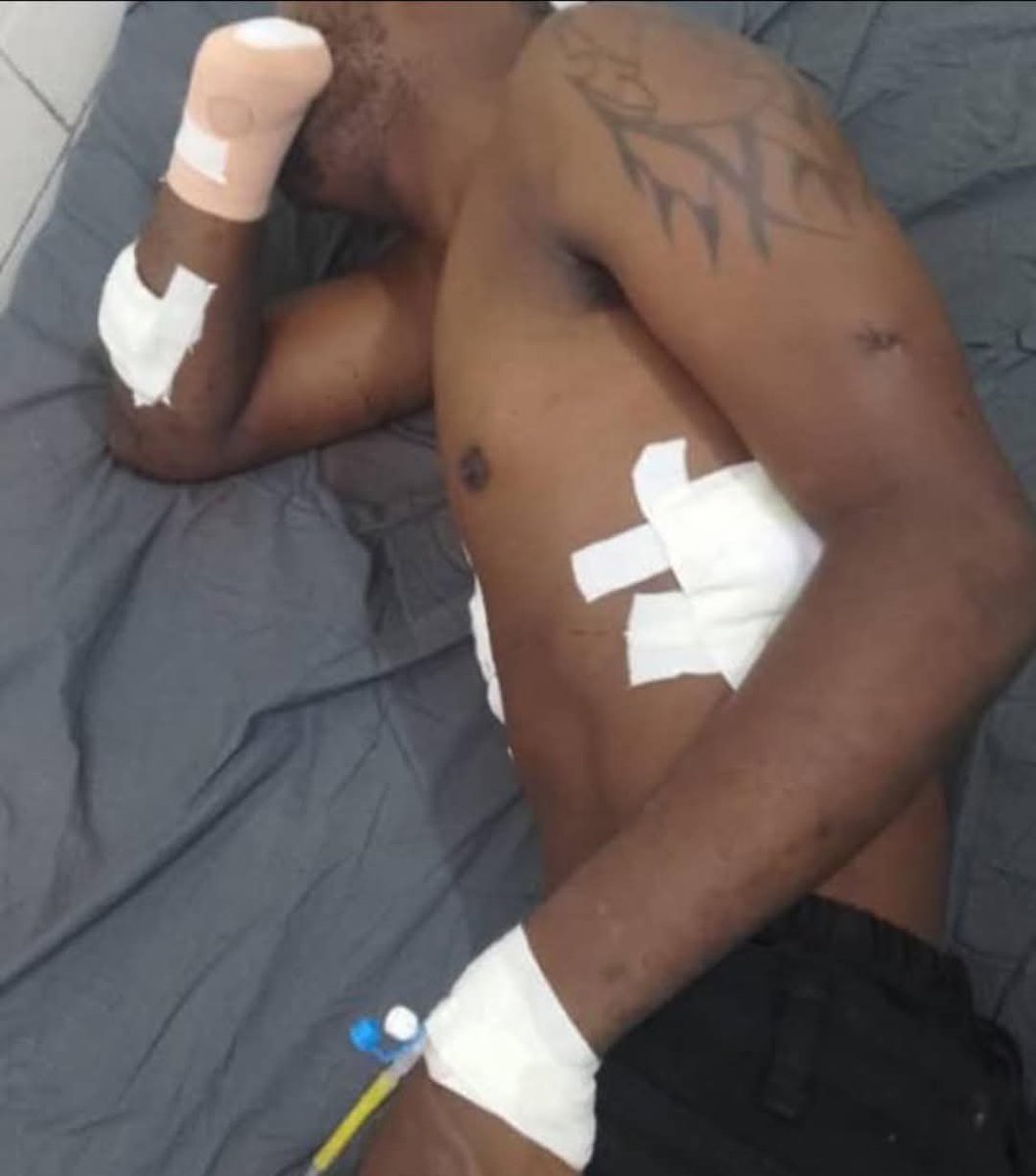 KimKimuntu's tweet photo. #RDC: #KINSHASA.
#URGENT.
Les Kulunas qui ont coupé la main gauche de Mr G#ianny #Matali à Lemba Terminus le week-end passé sont déjà aux arrêts et seront jugés en flagrance dès cet après-midi.
Nous tenons à remercier ceux qui ont collaboré avec la police pour faciliter leur arrestation.