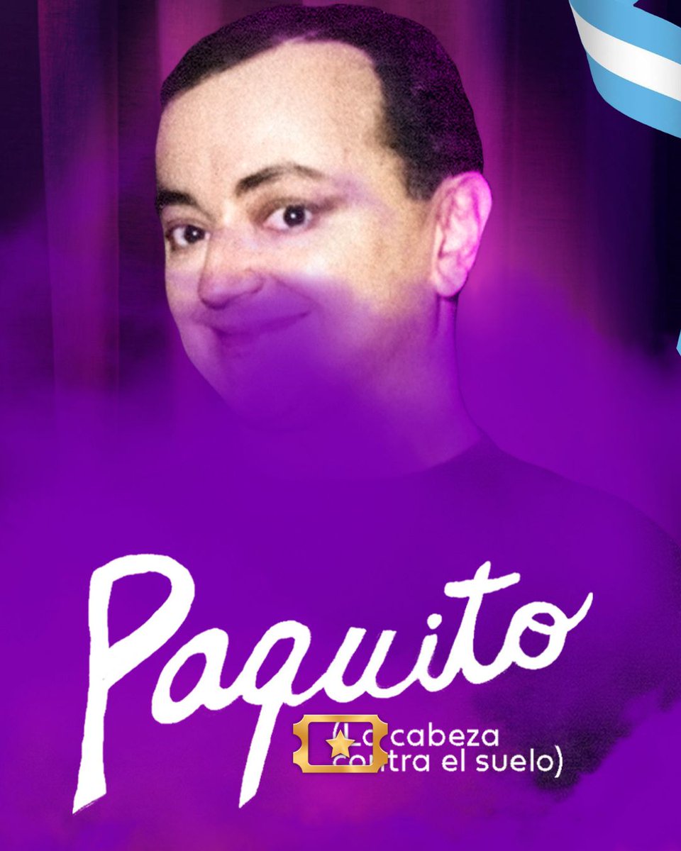 Paquito ( La cabeza contra el suelo) 🎭 Regresa al teatro Metropolitan la obra en formato de café concert que retrata la vida del reconocido modisto que instaló un estilo único en Argentina.
Abajo enlace a mi👇 crítica 
cineargentinohoy.com.ar/paquito-la-cab…