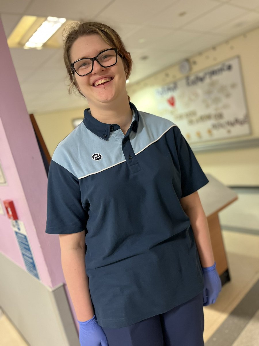 SARAH

Our lovely Sarah is working as a patient Porter for <a href="/issworld/">issworld</a> at <a href="/UHDBTrust/">University Hospitals of Derby and Burton NHS FT</a> 

She told me ‘ I’ve never been this happy’ 🤩