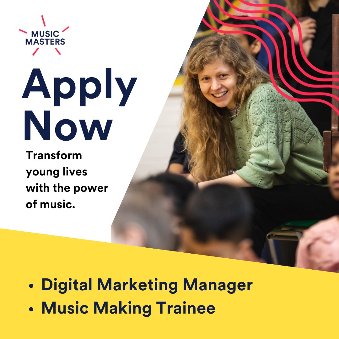 UKMusicMasters's tweet photo. 🎷 MUSICAL OPPORTUNITY FOR YOUNG MUSICIANS! 🎷 

We're providing free training and workshop delivery experience in primary schools for up to 20 musicians aged 18-25. 

Deadline: January 17th, 10.00 am.

To find out more or apply, click here: https://t.co/ZvBC1Lbw6d. https://t.co/KZ2Ij4xc4a