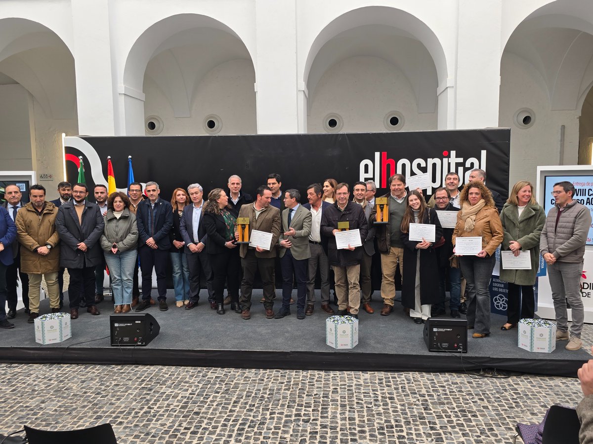 Ya se han entregado los premios de la VIII Cata-Concurso de Aceites de Oliva Virgen Extra "Cosecha Temprana 2024/2025" de la Provincia de Badajoz! 🏆
¡Felicidades a todos los premiados y participantes! 🫒
Accede a la información en: bit.ly/premiosAOVE25

<a href="/DipBadajoz/">Diputación d Badajoz</a> <a href="/CICYTEX/">CICYTEX</a>
