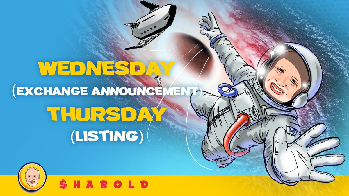 HaroldSolMeme's tweet image. 🥳 GM Harolders! The week’s about to take off, and it’s gonna be a thrill ride! $HAROLD

📈 As we said on Twitter Space, fasten your seatbelts and get ready for a week full of surprises.

😎 Full schedule below!