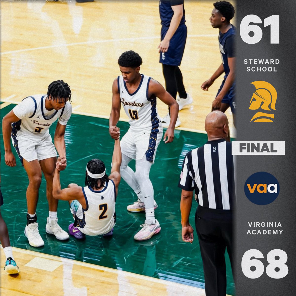 Steward's Boys Varsity Basketball (@stewardbball) on Twitter photo 🏀FINAL SCORE🏀
The Spartans move to 7-4 overall after falling to Virginia Academy on the road.
🔹Ben Vaughn ‘25: 18 points
🔹Xavier Nelson ‘25: 16 points & 13 rebounds
🔹Donovan Richardson ‘25: 14 points
#GoSpartans #804varsity <a href="/henricosports/">henricosports (from RVA Sports Network)</a> 🏀FINAL SCORE🏀
The Spartans move to 7-4 overall after falling to Virginia Academy on the road.
🔹Ben Vaughn ‘25: 18 points
🔹Xavier Nelson ‘25: 16 points & 13 rebounds
🔹Donovan Richardson ‘25: 14 points
#GoSpartans #804varsity <a href="/henricosports/">henricosports (from RVA Sports Network)</a>