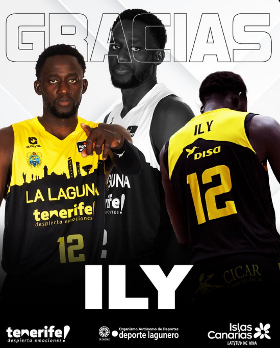 The_LastSecond's tweet photo. 🔄 Official: Ilimane Diop parts ways with La Laguna Tenerife. 🏀 The Spanish-Senegalese center is now a free agent. 👀  #IlimaneDiop #LaLagunaTenerife #BasketballTransfers https://t.co/rpFgr3Qisq