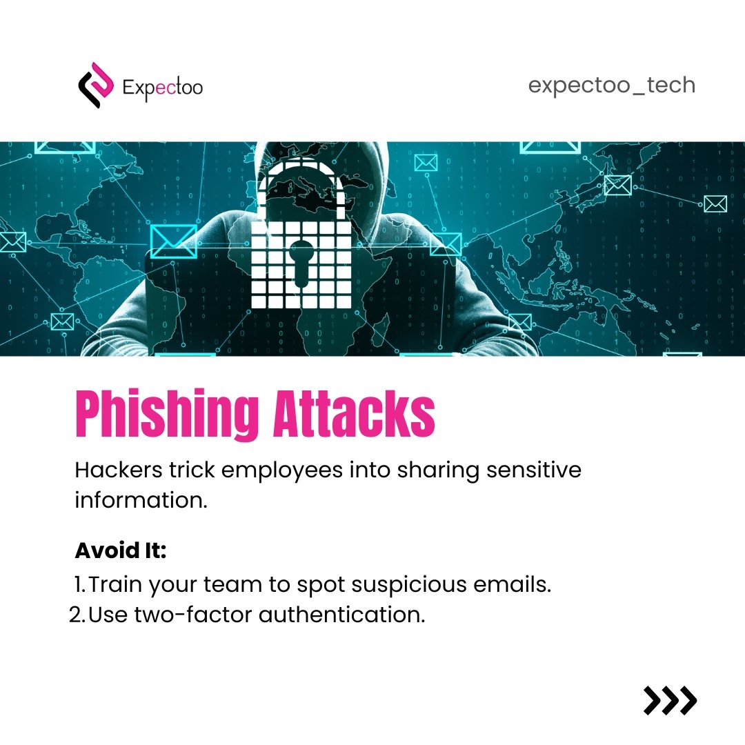 expectoo_tech's tweet photo. 🔒Top 3 Cybersecurity Threats in 2025!

👉 Discover how to protect your business and how Expectoo Innovation can provide the secure solutions you need.

🔗 Visit https://t.co/Hoa2zZ8jiq to learn more.  

#cybersecurity #businesssolutions #expectoosoftware #techinnovation https://t.co/nHTma8JTNI