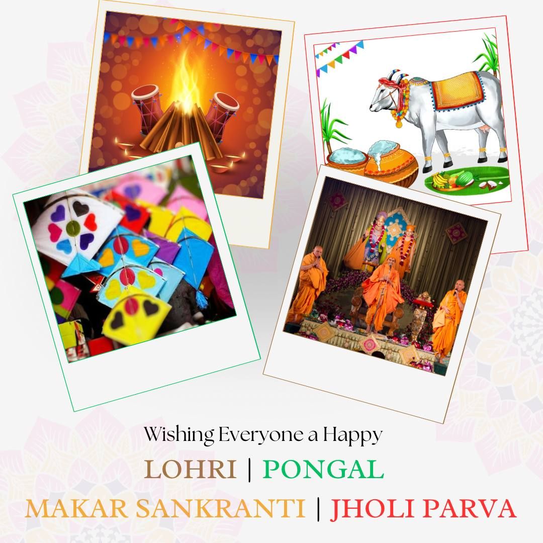 Celebrating Harvest and Harmony!

On this joyous occasion of #Lohri, #Pongal, #MakarSankranti, and #JholiParva, <a href="/baps_toronto/">bapstoronto</a> extends heartfelt wishes to everyone celebrating.

Let's come together in gratitude for nature's abundance, warmth of community &amp; the light of hope.