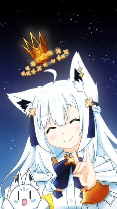 サイズミスってたので再投稿#フブキングに捧げる絵画 #フブキングダムに納税 #絵フブキ 