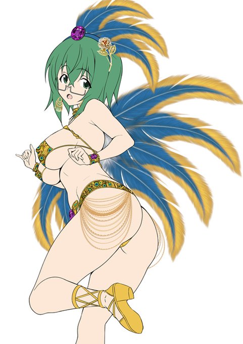 有償依頼で「サンバ衣装の山田先生」なんて物を製作しています 