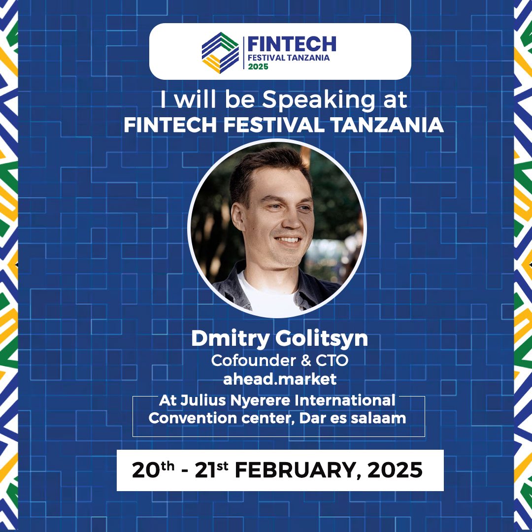 Fintechtz2024's tweet photo. 🌟 Excited to introduce one of our speakers for #FintechFestivalTZ2025! 🎤

📅 20–21 Feb 2025
📍 JNICC, Dar es Salaam

Get ready for inspiring discussions and fintech innovations! 🚀🌐

#FintechInnovation #Tanzania #Networking https://t.co/0sZ1XuIgJJ