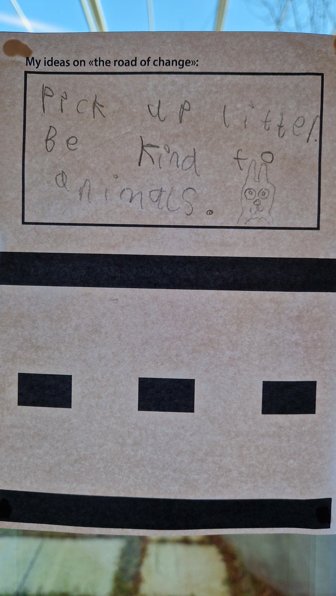 ISRprimary's tweet photo. All of PYP, from Kindergarten 1 to Grade 5, are reading Change Sings and reflecting on what change means to them. Together, they've started building "The Road to Change," which grows each day as students add their ideas. It's a work in progress, just like change itself! https://t.co/kcH5X1IUMa