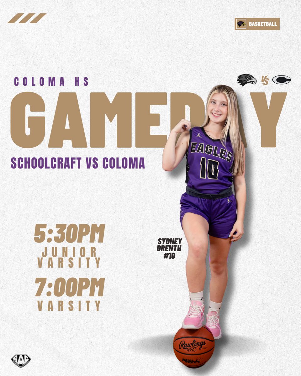 🔥GAME DAY!🔥

Our Lady Eagles will face off against the Comets of Coloma in an away match up. Junior varsity will kick it off at 5:30pm with Varsity to follow at 7:00pm. Come out and support your eagles! We can't wait to see you there! 💖🦅#goeagles