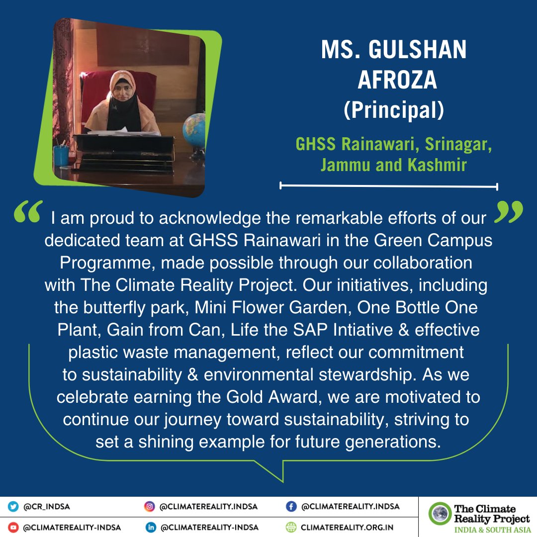 CR_INDSA's tweet image. Wondrous Wednesday! 🌍💚

Our journey toward a greener tomorrow continues! 🌿💫 

We’re excited to hear from the Principal of GHSS Rainawari as they share how the Green Campus Programme has sparked transformative initiatives on campus.
.
#GreenCampusProgramme #testimonials