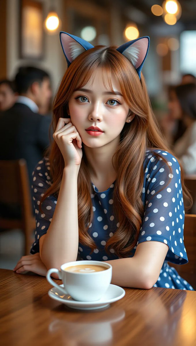 aifeifei799's tweet image. Caffeine, cuteness, and a dash of whimsy 🐱☕️. Starting my day with a smile and a cozy vibe. How's your morning brew looking? #CoffeeLovers #CuteVibes #MorningMood