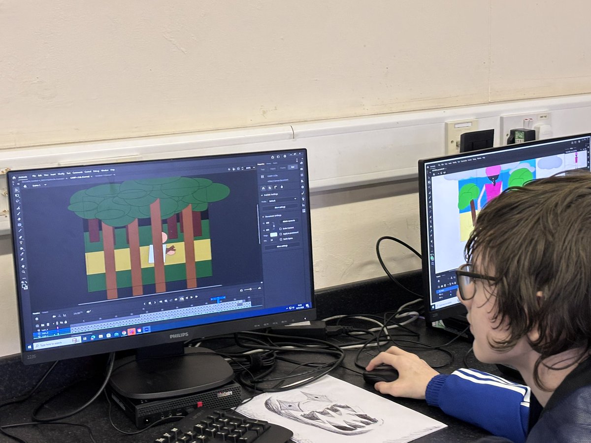 BCA_Computing's tweet image. Year 10 almost finished with digital technology animations. #creative #digitalart #digitaltechnology
