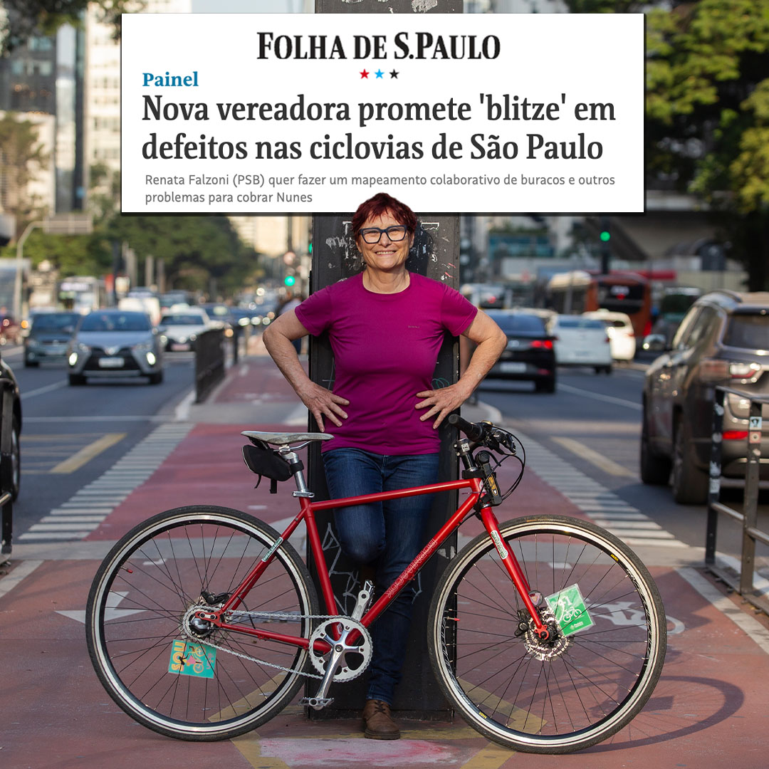 Estamos trabalhando para transformar São Paulo! Hoje a coluna Painel da Folha de S.Paulo conta um pouco sobre a primeira semana de mandato e os projetos que já vamos colocar em prática, como a auditoria completa na malha cicloviária da cidade. Leia aqui: bit.ly/3DV3r7N