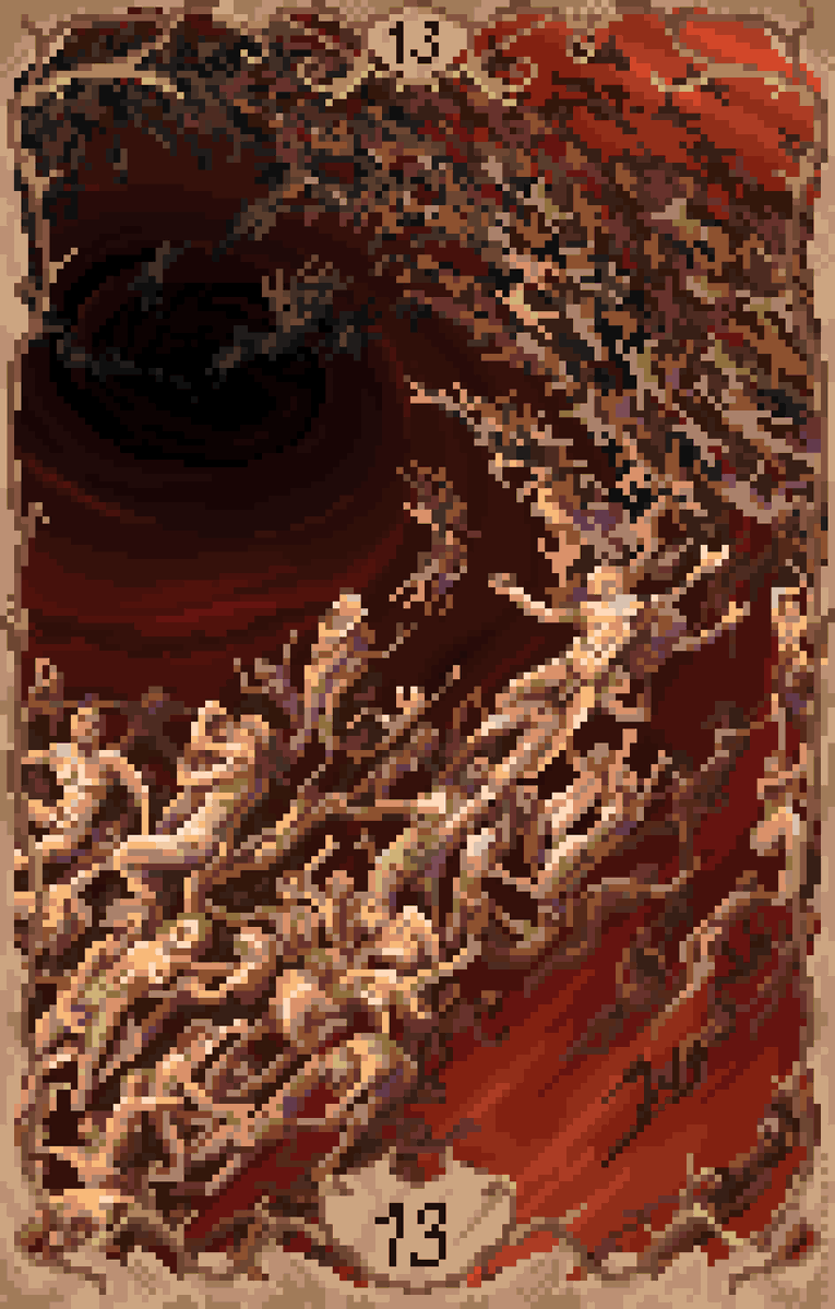 bratikoff's tweet photo. Death

#pixelart #Tarot https://t.co/ogzI2aYzkN