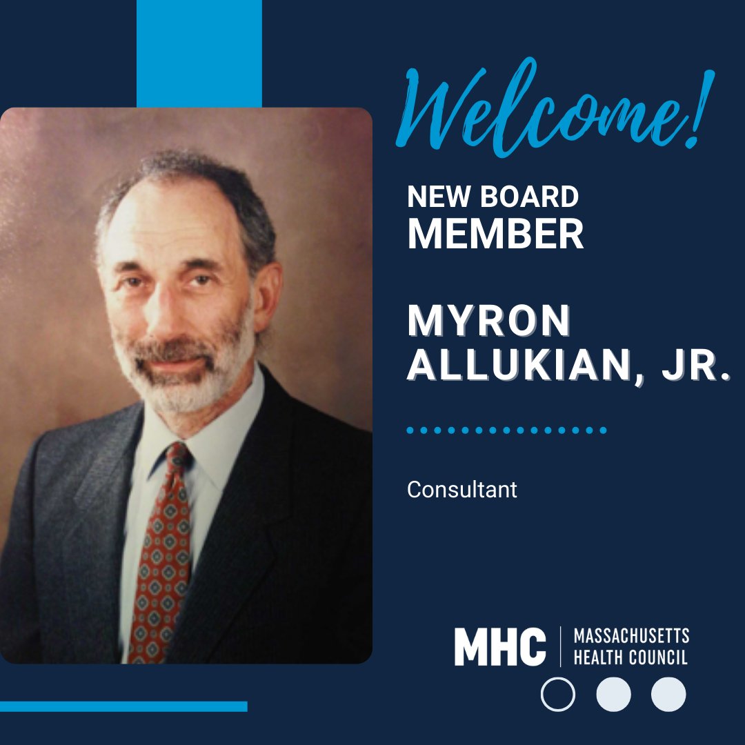 We are so proud to welcome Myron Allukian Jr. to the MHC Board! Myron is an internationally recognized public health expert and will make an exceptional addition to our board.