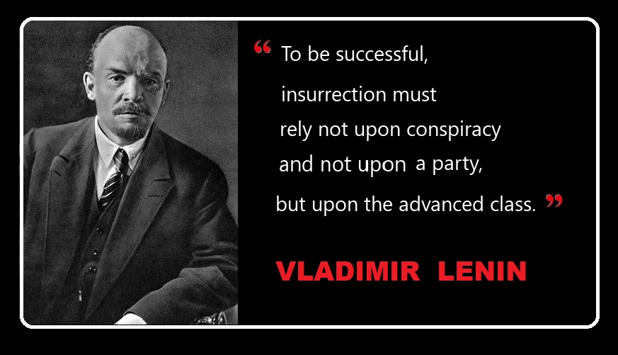 PzsrRed's tweet photo. Insurrection must rely not upon conspiracy & not upon party, but upon the advanced class. Thats 1st point. Insurrection must rely upon a revolutionary upsurge of the people, thats the 2nd point, It must rely upon that turning-point in history of the growing revolution
#Readlenin https://t.co/lcJqVVIjAi
