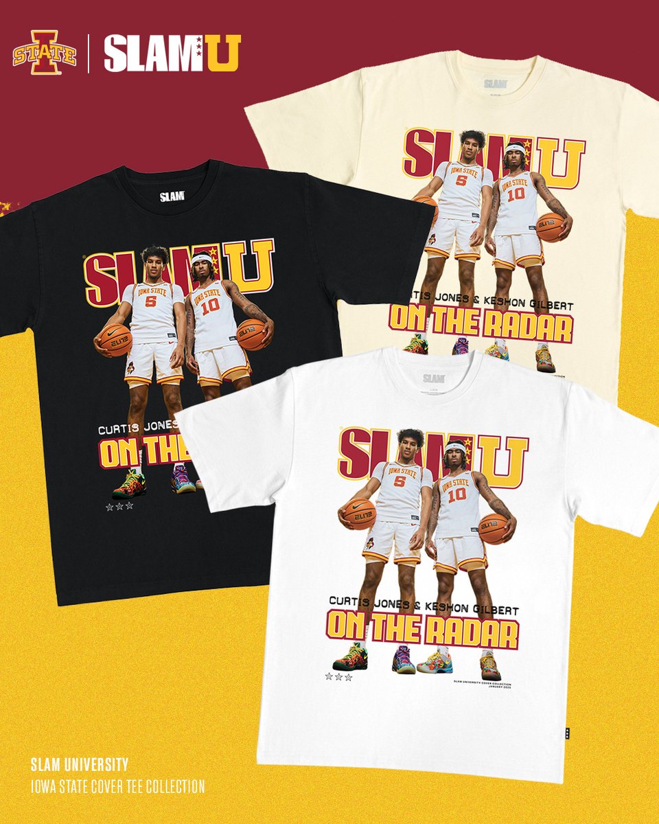 Curtis Jones and Keshon Gilbert got the nation spinning these days. They've helped Iowa State become the second-ranked program in the country. 

Celebrate their rising storm with the second-ever SLAMU digital cover. slam.ly/iowa-state