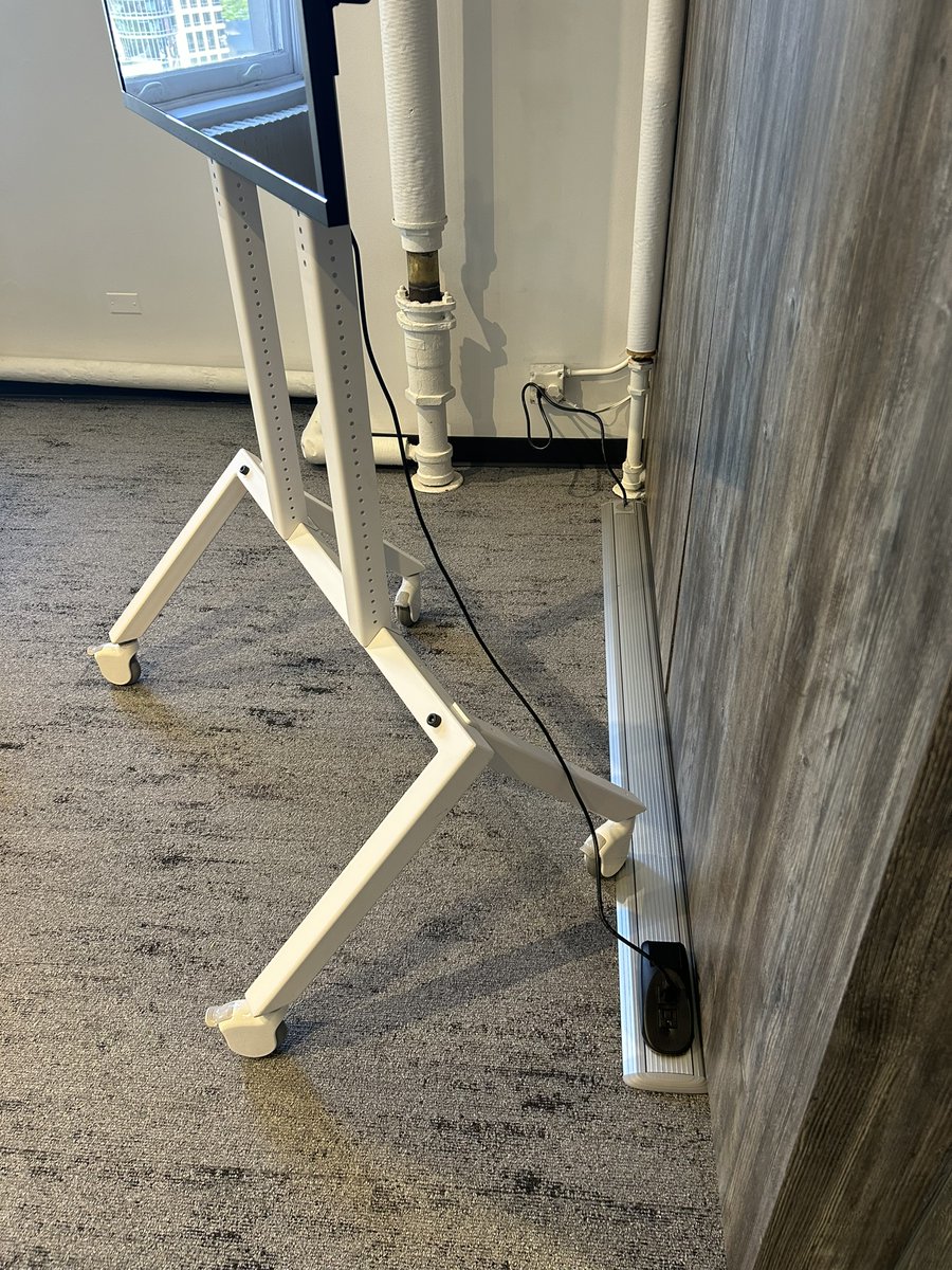 The GO Wireway is a portable, pluggable wireway solution. The system can be installed on top of any flooring surface and plugs directly into any existing wall outlet. It's as easy as Place, Plug &amp; GO! 
connectrac.com/products/expre…