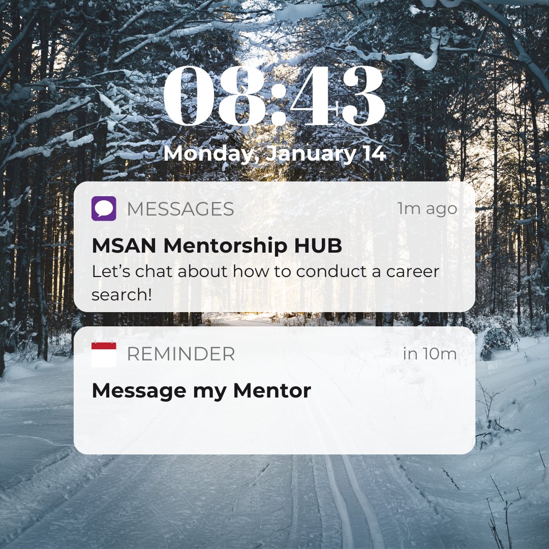 Head over to the HUB to chat about how to conduct a career search! 
🔗 ow.ly/hFiR50UAaJ1

#MSANMentorship #MilitarySpouseSupport