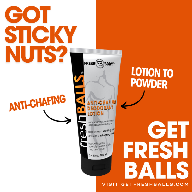 HeyFreshBody's tweet photo. Dealing with Sticky Nuts? Try Fresh Balls. 

https://t.co/iJNTFSbfQZ 

#freshballs #antichafing #antichafingdeodorant #hygieneproducts #hygiene #menshygiene