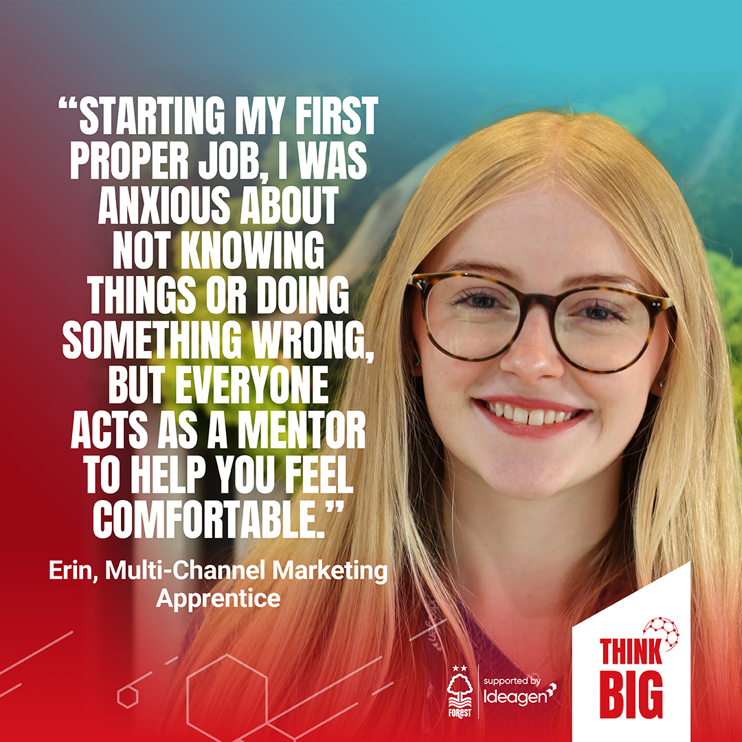 🗣️ Erin shares her thoughts on starting an apprenticeship at <a href="/Ideagen_/">Ideagen</a> 

#ThinkBig