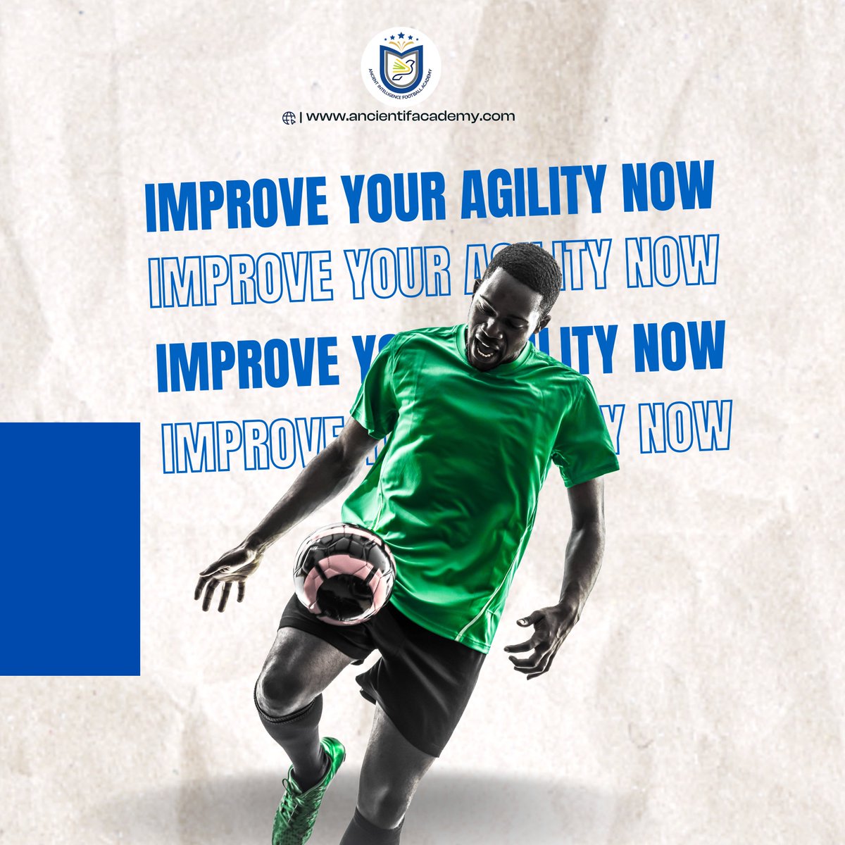 Elevate your game! Improve your agility today with Ancient Intelligence Football Academy. 🏃‍♂️⚽

#Ancientifacademy #AgilityTraining #SoccerSkills #AIFA #FootballExcellence #TrainSmartPlayHard