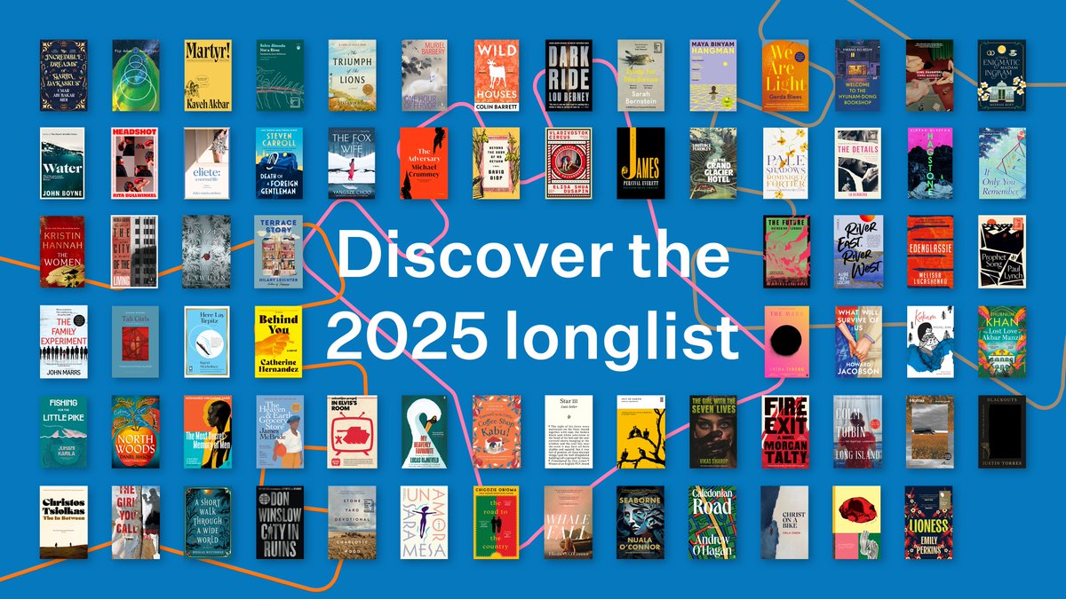 The 2025 Dublin Literary Award Longlist has landed! 📚✨

Chosen by 83 libraries across 34 countries, this year’s Longlist features 71 incredible books that span the globe and spark the imagination.

Dive in and discover the 2025 Longlist here: dublinliteraryaward.ie/the-library/pr…