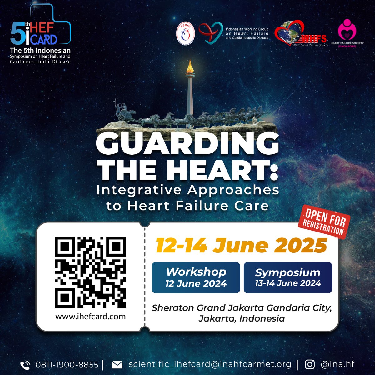 Join the 5th I-HeFCard: Workshop &amp; Symposium with Global Collaboration!

Be part of the 5th Indonesian Symposium on Heart Failure and Cardiometabolic Disease—a premier event bringing together local and international expertise!