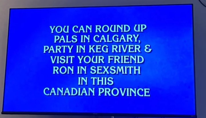ContractHER's tweet photo. The day after @RonSexsmith is in the question @Jeopardy is still sooo wonderful!🤗🍾

Hope it brings you a smile every morning 🌄 RS.

#FYI folks, kindly take a listen to this artist/musician who makes lovely music &amp; respected by sooo many musical legends!
https://t.co/aIPP5TrwAZ https://t.co/bQ6lCsj8Ix