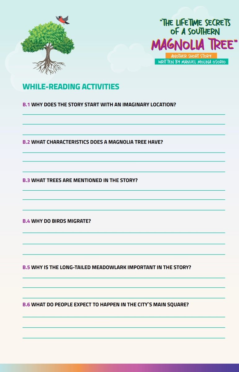 ManuelMolina86's tweet image. Dear readers:

Boost learning fun! My books come with interactive activity pages, packed with colorful exercises to reinforce comprehension and practice new skills!
📚📲🔆🎁🍀

More info in DM 

 #activitypages #education