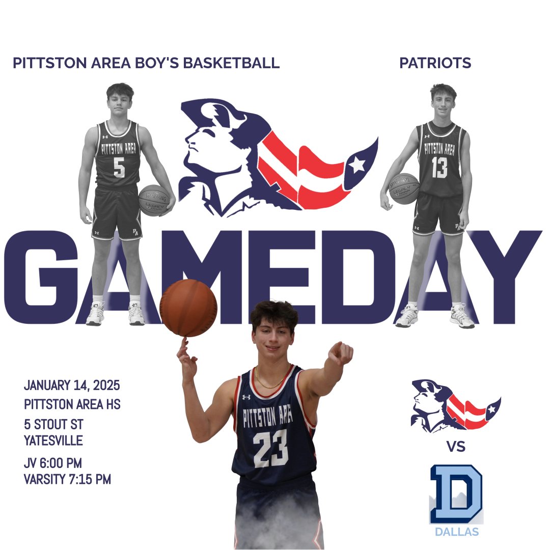 papatriot_bball's tweet photo. GAME DAY! The Patriots(9-5,4-1) are back home tonight to take on the first place WVC Division 1 Mountaineers(10-4,4-0). The action gets started with the Freshman at 4:30PM, followed by the JV 6PM and Varsity 7:15PM. Come out and support the boys!🏀💪🏀 https://t.co/NvbRrHdCuf