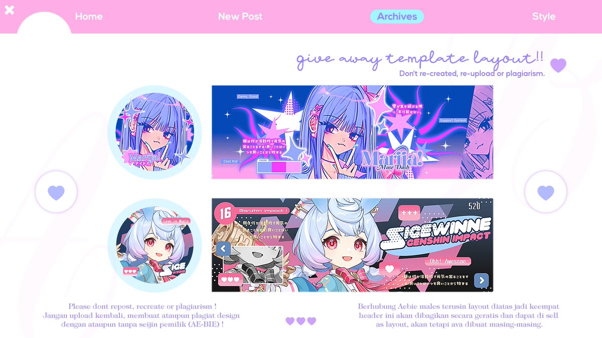 kooakv's tweet image. Hallo-hallo! #zonauang #zonaba 

Giveaway kecil2an dari aku @kooakv . .
⏰   : Sel, 14 Januari — Kamis, 16 Januari
🗃️   : File ipv ( bisa conver ke psd ), font &amp;amp; 1 freebies shapes
🧾   : retweet, like tweet GA and follow me.

Syarat dan detail cek di alt!