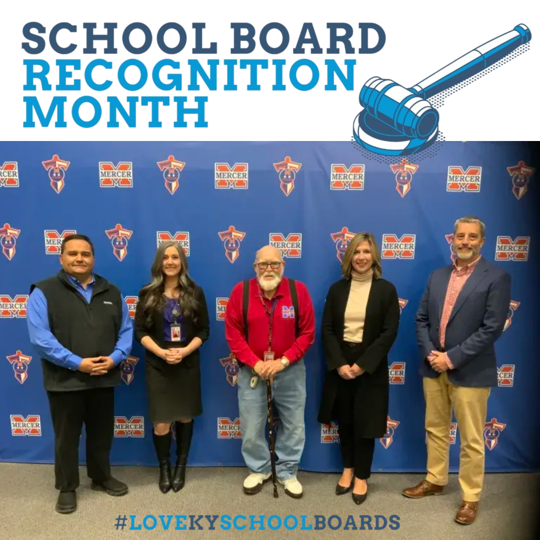 As we begin the 2nd Semester of classes, we want to extend a big "THANK YOU" to our five school board members. We appreciate your commitment and service to our schools, our community, and to the future of education in Mercer County!  🍎✏️🎓🫶#lovekyschoolboards #ksba #gotitans