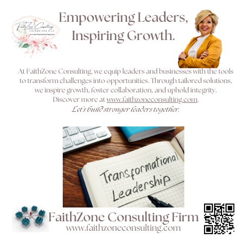Whether you’re navigating challenges, seeking to enhance leadership capabilities, or striving to create lasting impact, we’re here to help guide you with tailored solutions that inspire growth &amp; uphold the highest standards of integrity.

Discover more at faithzoneconsulting.com.