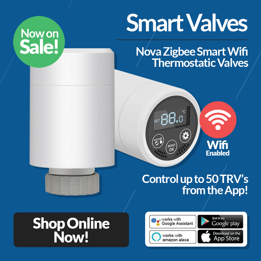 ValveKings's tweet photo. Nova Zigbee #Smart TRVs👀

☑️Wifi Enabled
✅Control up to 50 TRVs
☑️Use with Alexa &amp; Google Assistant

https://t.co/o2Zi34NIvz

#heating #bathroom #plumbing #decor #valves #towelrail #designerhome #luxury #designerradiators #plumbinglife #interior #newhome #houserenevation https://t.co/8SE7sWdEzD