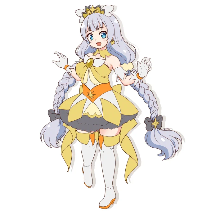 プリキュアあかりちゃん 練習キュアトゥインクル衣装をベース 