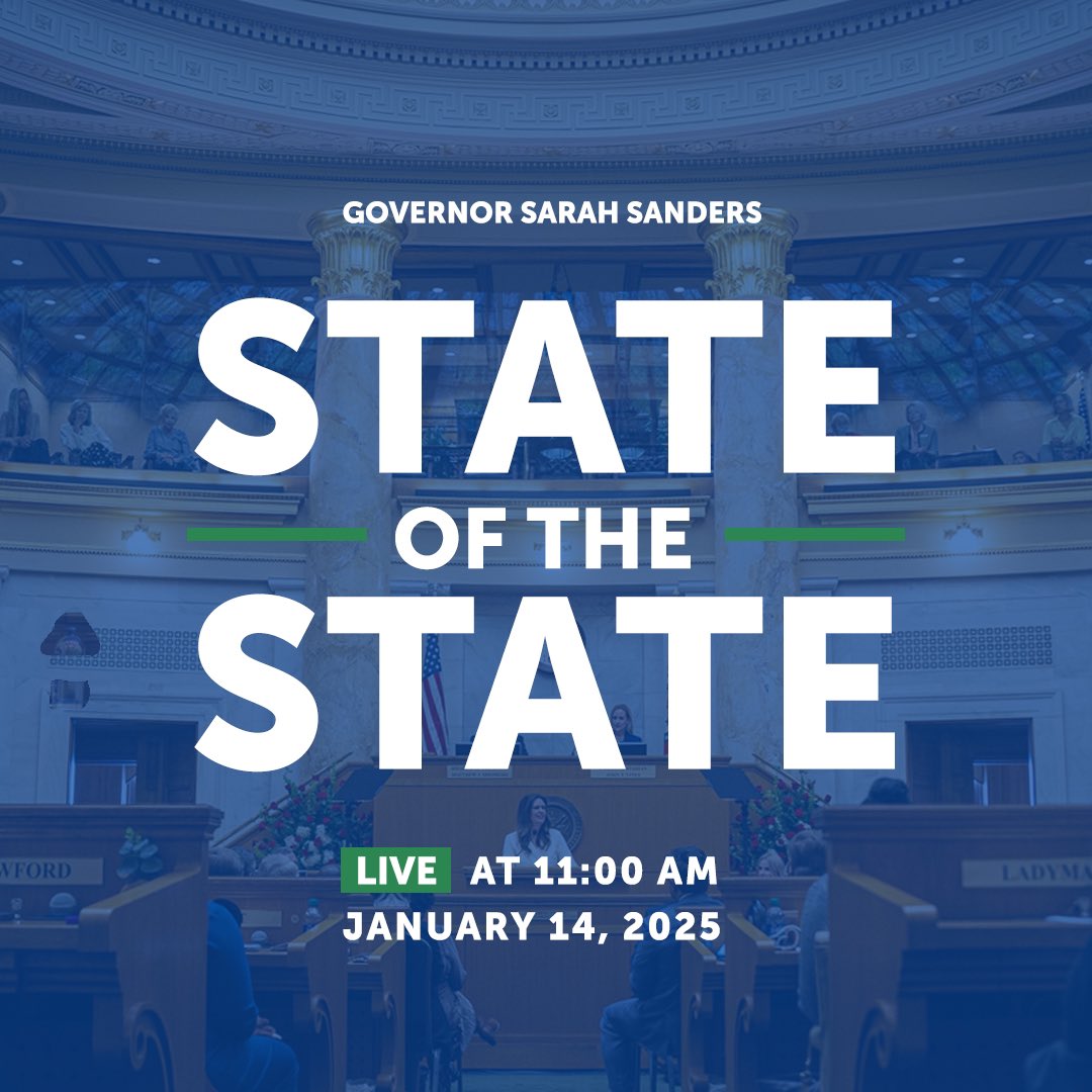 Today I’ll lay out my priorities for Arkansas’ legislative session.

Be sure and tune in!