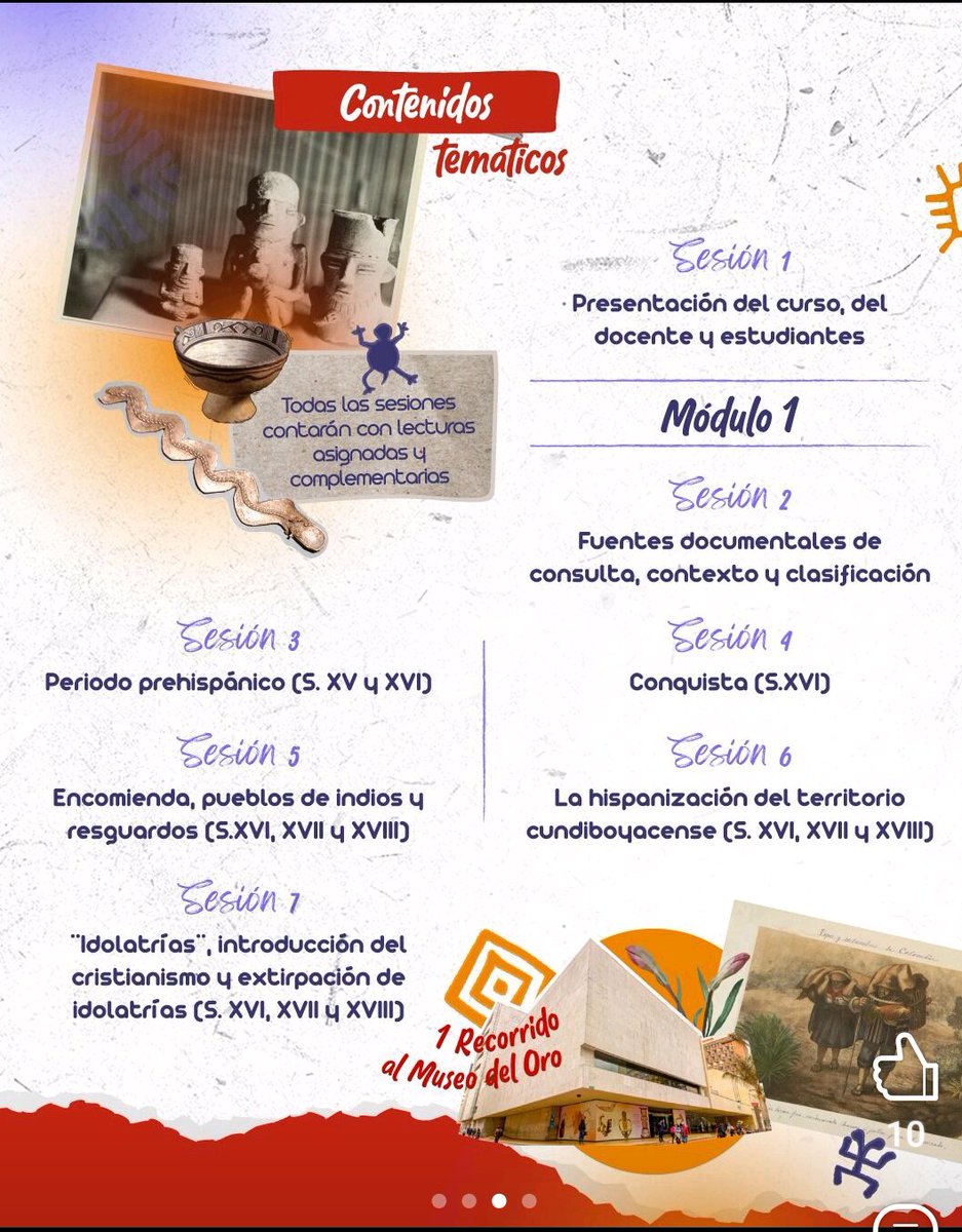 MuyCondimentada's tweet photo. Por este tipo de cosas los invito a este curso de @muysccubun que empieza el 6 de febrero.
#muysca https://t.co/nwn64WZNBo