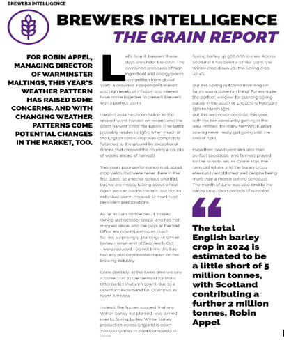 Warminster-Maltings (@warminstermalt) on Twitter photo The new edition of the magazine for professional brewers, The Brewers Journal, is out and features (among lots of great articles), ‘The Grain Report’ by our very own Robin Appel so check out page 26. It's worth a read!
tinyurl.com/TheGrainReport…
<a href="/BrewJournal/">Brewers Journal</a> The new edition of the magazine for professional brewers, The Brewers Journal, is out and features (among lots of great articles), ‘The Grain Report’ by our very own Robin Appel so check out page 26. It's worth a read!
tinyurl.com/TheGrainReport…
<a href="/BrewJournal/">Brewers Journal</a>