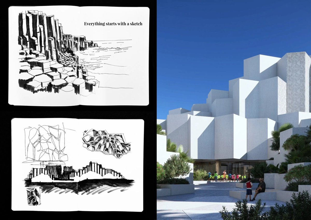 Fresh at <a href="/archinect/">Archinect</a> - 'Dutch studio <a href="/mecanoo_/">Mecanoo</a> masters balancing design fidelity &amp; atmosphere in unbuilt project visuals.' In Archinect's In-Depth series, Nuno Gonçalves Fontarra &amp; Eliano Felício share insights on framing, realism &amp; restraint. 
Read more: bit.ly/40va9KB