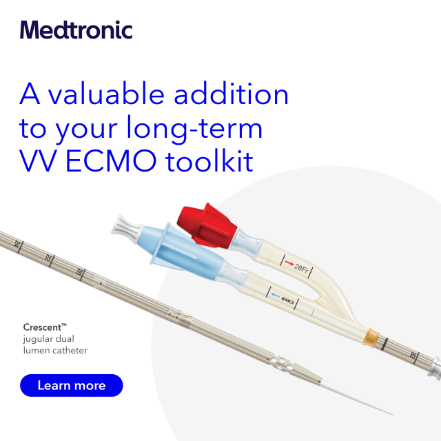 ciara_holohan's tweet photo. The value of the Crescent™ jugular dual lumen catheter The result is a Game Changing Flow† for ECMO! Learn more: https://t.co/9EQKFBeIf4 Product usage represented may not be approved or cleared in all markets. #ECLS #MedtronicEmployee https://t.co/VFLmfkrlSB