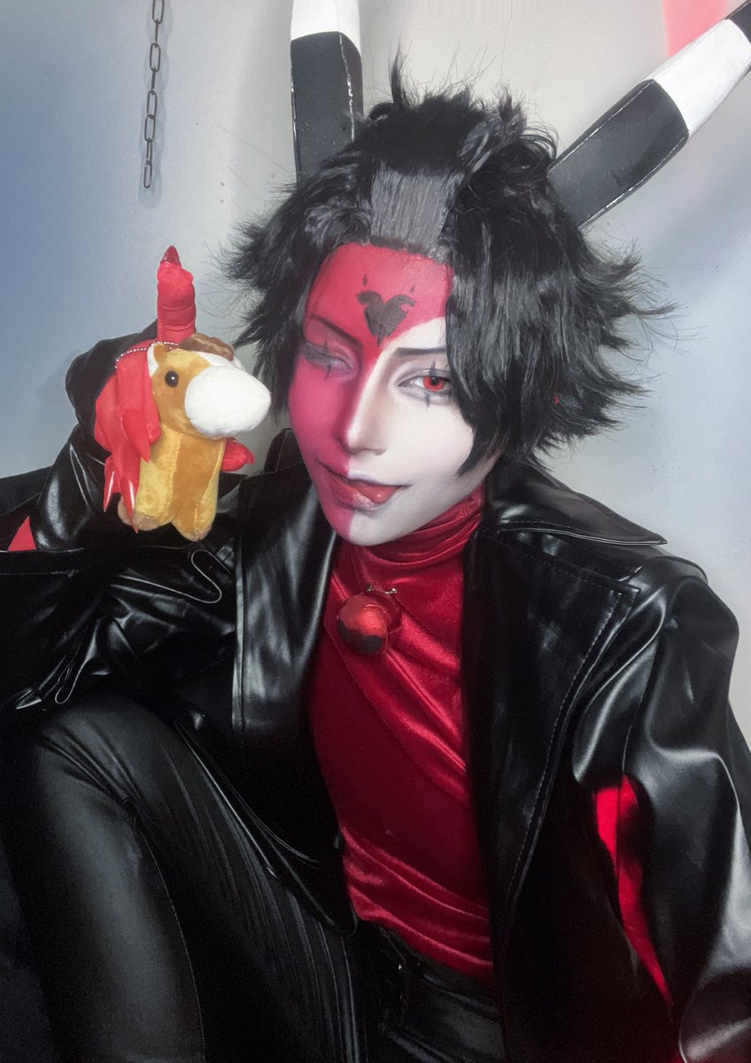 ⚠︎cosplay

　　　　　　　🐴♈️

 #HelluvaBoss #Blitzøcosplay
#HelluvaBossCosplay #Blitzø