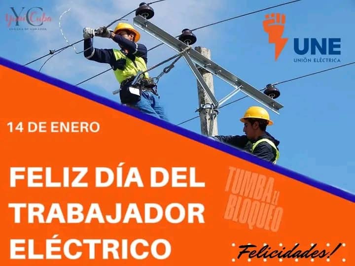 ¡Feliz Día del Trabajador Eléctrico. ¡Muchas felicidades a todos esos valientes que iluminan nuestras vidas!.
#SanctiSpíritusEnMarcha