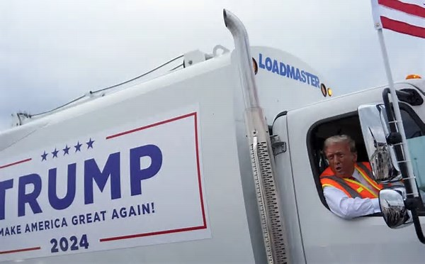 I must confess I was delighted to read that the Trump Garbage Truck will triumphally appear in the inaugural parade. You?