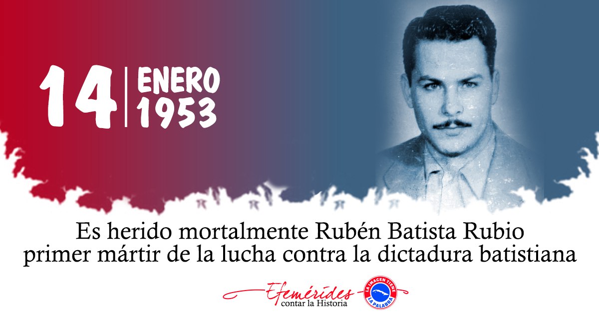 “Ningún mártir muere en vano, ni ninguna idea se pierde en el ondular y en el revolverse de los vientos”. José Martí
#CubaViveEnSuHistoria 
#ArtemisaJuntosSomosMás 
#ConLaFuerzaDeLaUnidad
<a href="/AsambleaCuba/">Asamblea Nacional Cuba</a> 
<a href="/DiazCanelB/">Miguel Díaz-Canel Bermúdez</a> 
<a href="/DrRobertoMOjeda/">Dr. Roberto Morales Ojeda</a> 
<a href="/PartidoPCC/">Partido Comunista de Cuba</a>