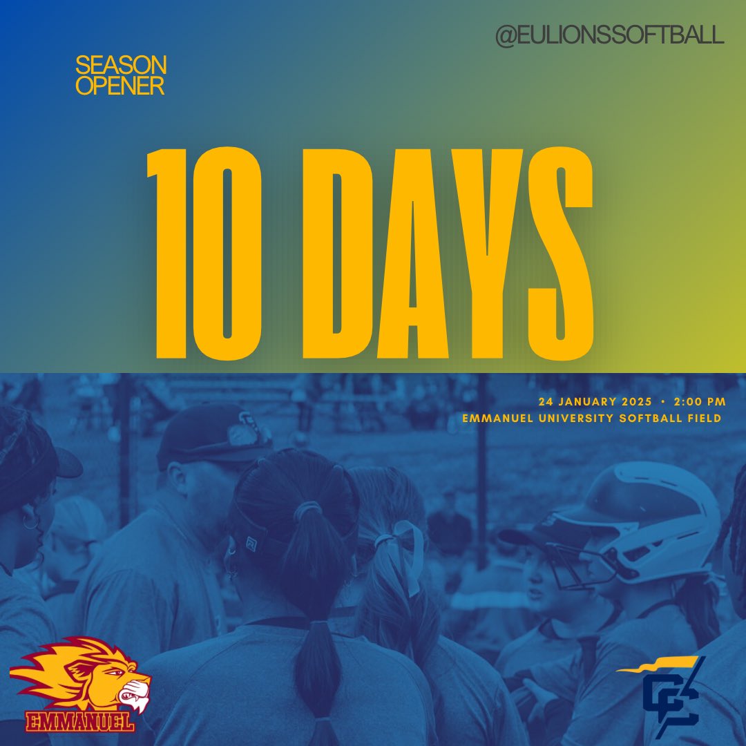⏰10 more days…

#seasonopener